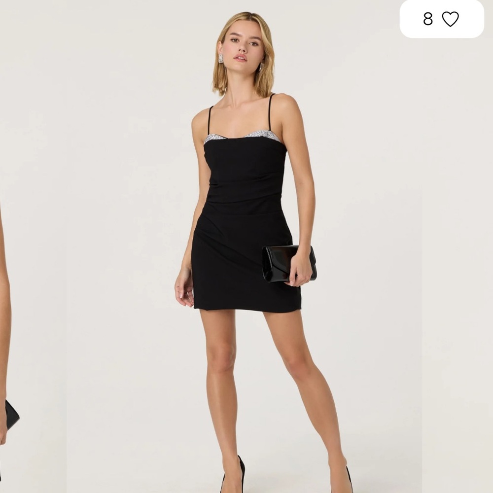 ASTR The Label Kalista Embellished Mini Dress Size M NWT